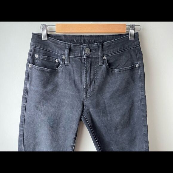 AMERICAN Eagle black slim leg skinny jeans - Picture 3 of 7
